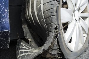 tire blowout car accident