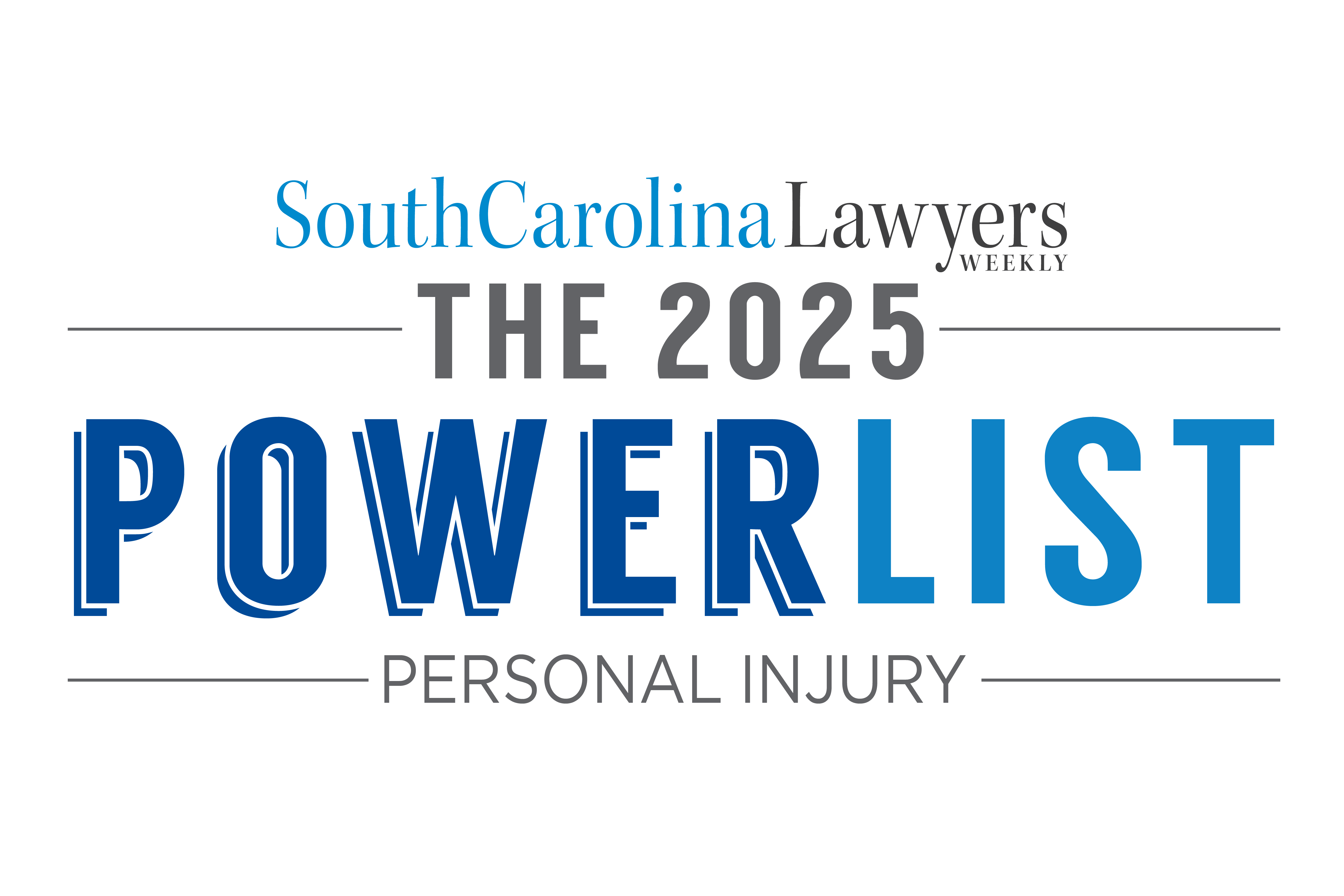 South Carolina Lawyers - The 2025 Powerlist - Personal Injury
