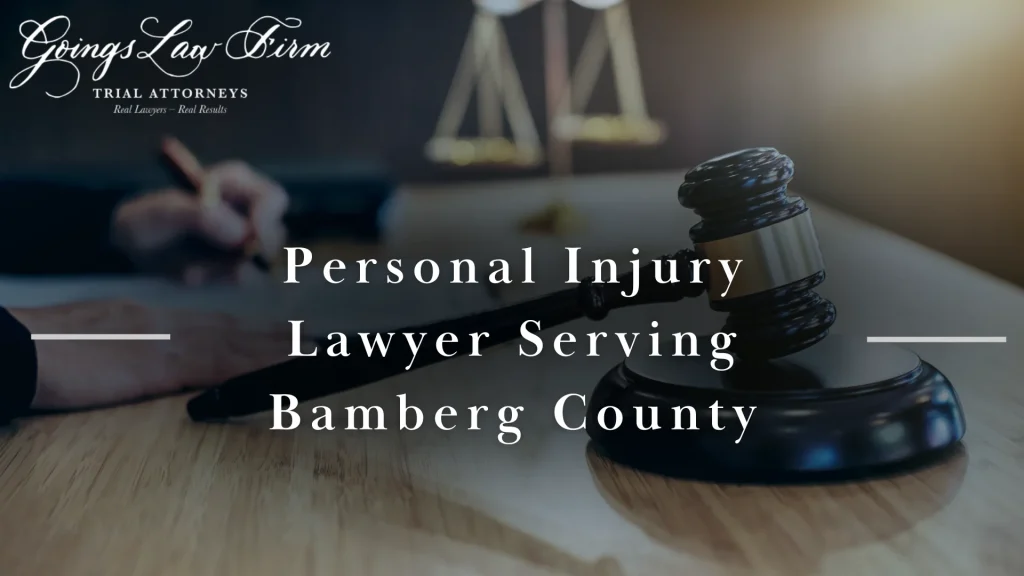 Personal Injury Lawyer Serving Bamberg County Image