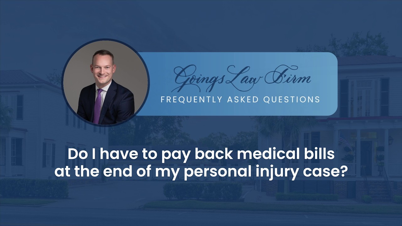 Do I have to pay back medical bills at the end of my personal injury case?
