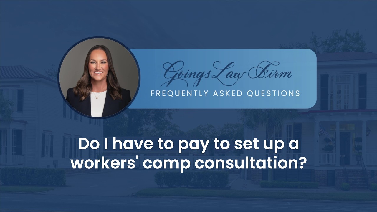 Do I have to pay to set up a workers’ comp consultation?