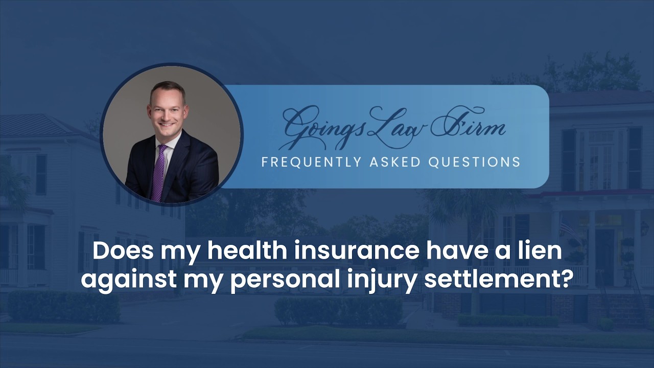 Does my health insurance have a lien against my personal injury settlement?