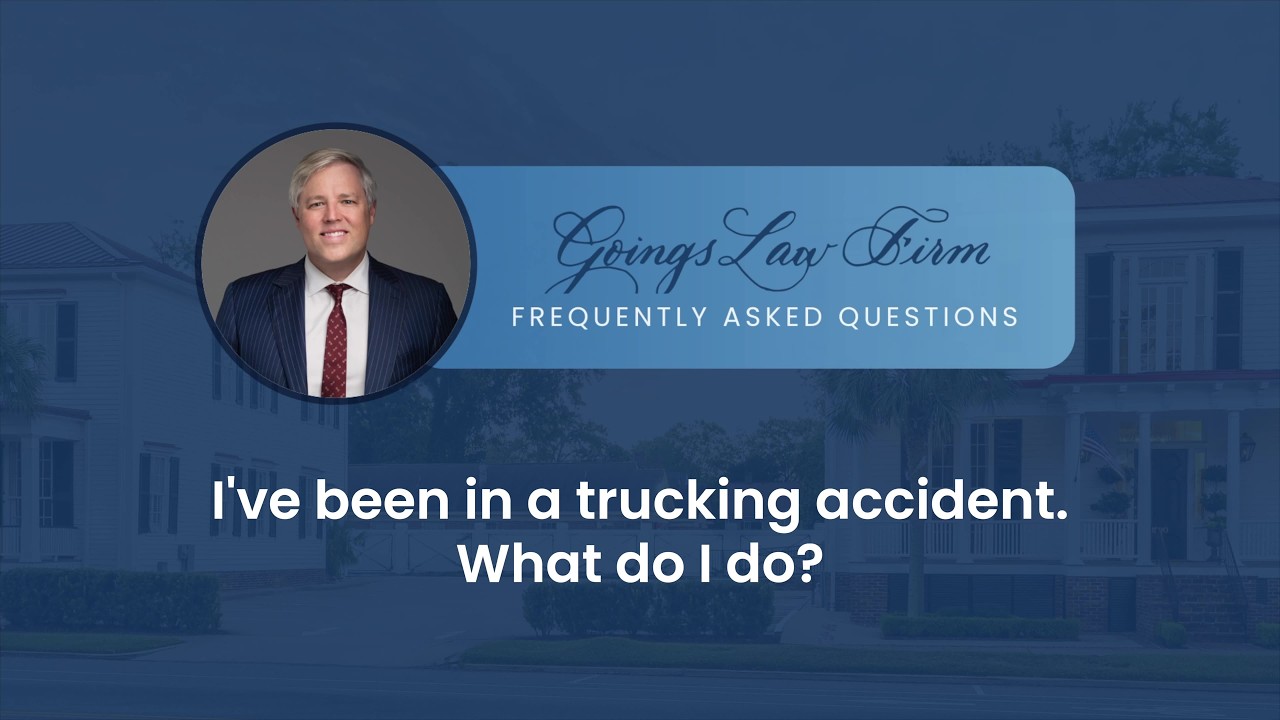I’ve been in a trucking accident. What do I do?