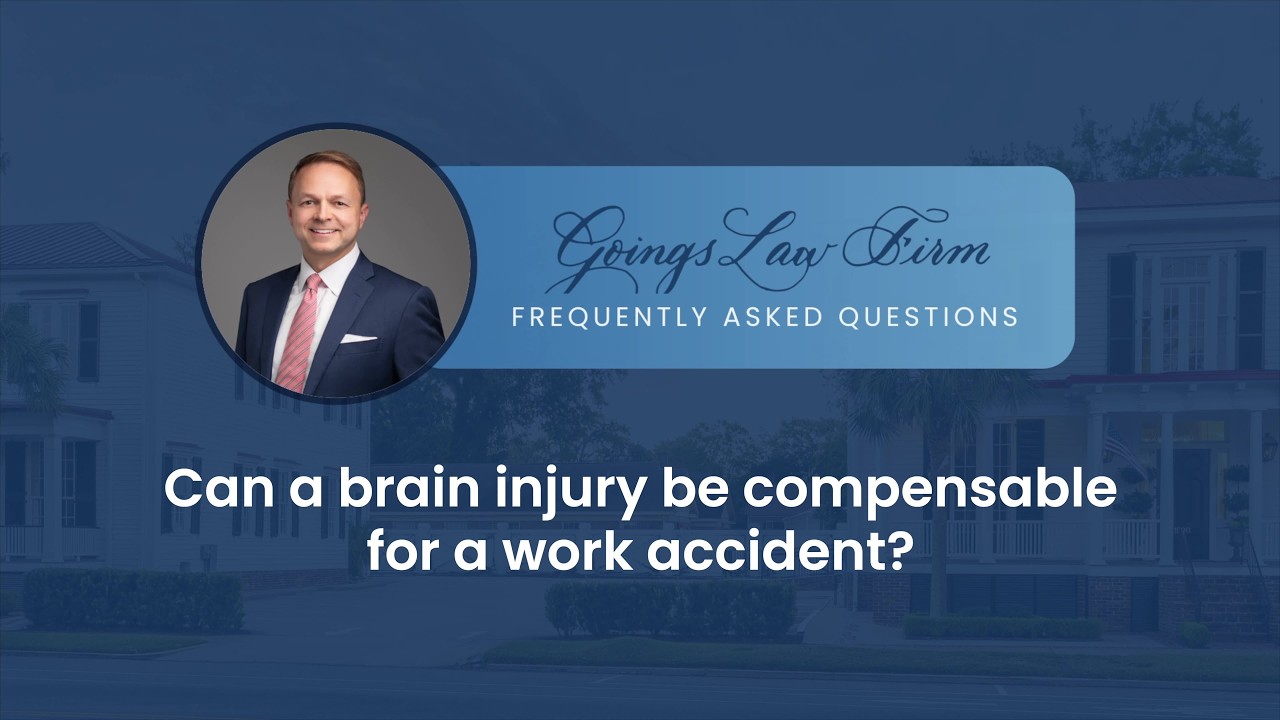 Can a brain injury be compensable for a work accident?