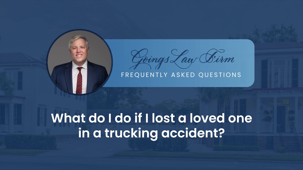 What do I do if I lost a loved one in a trucking accident?