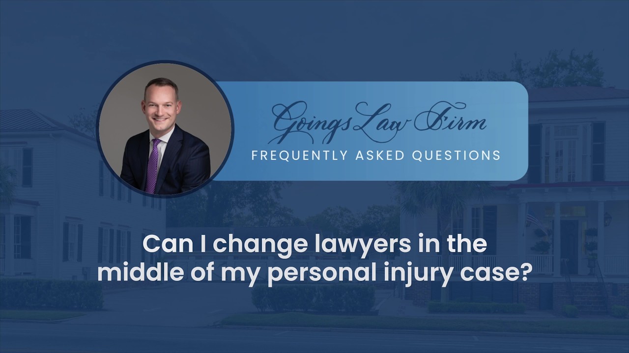 Can I change lawyers in the middle of my personal injury case?