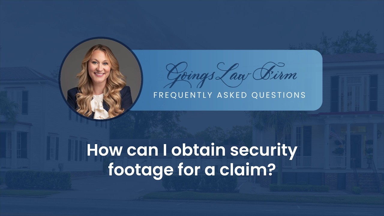 How can I obtain security footage for a claim?