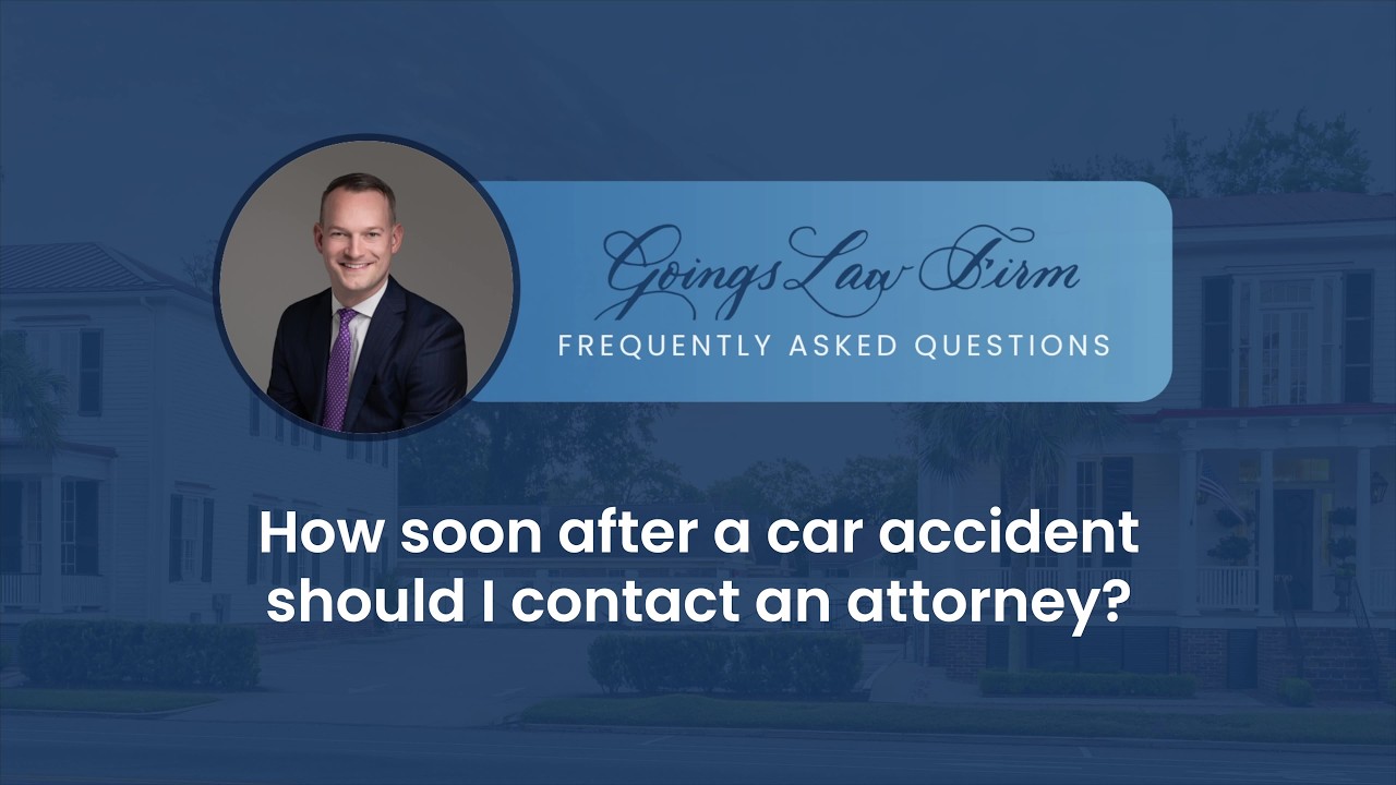 How soon after a car accident should I contact an attorney?