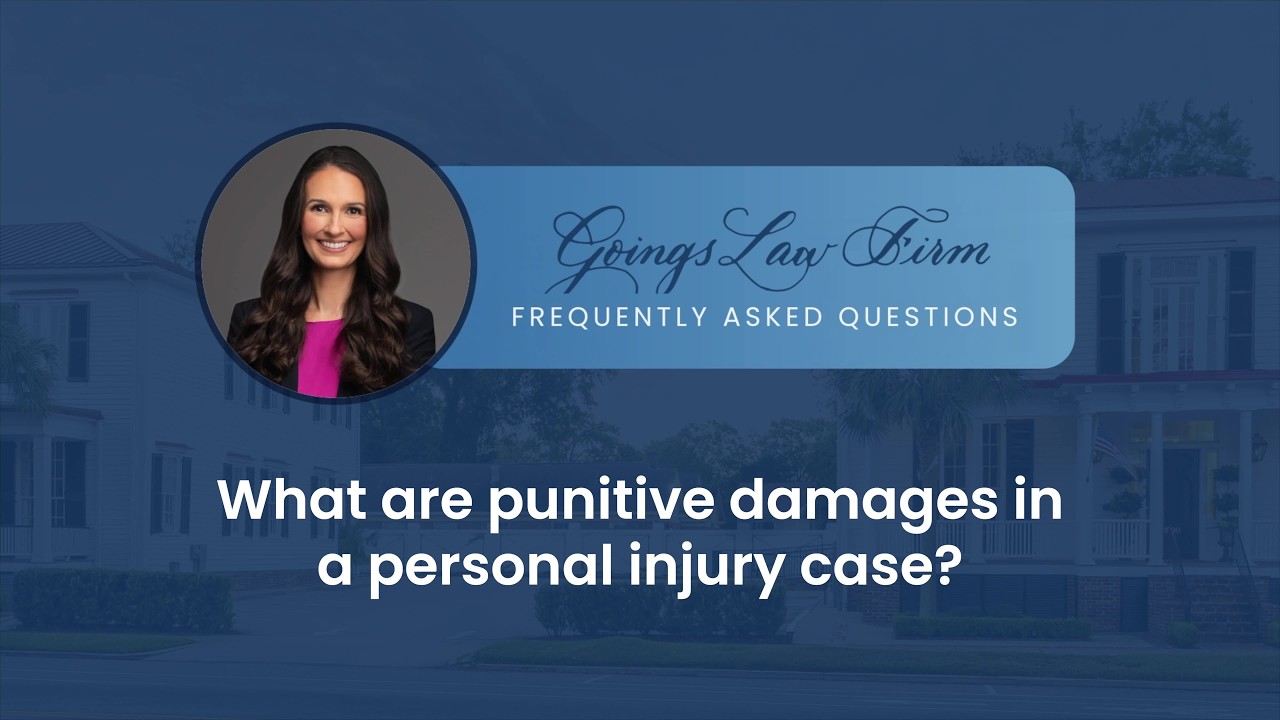 What are punitive damages in a personal injury case?