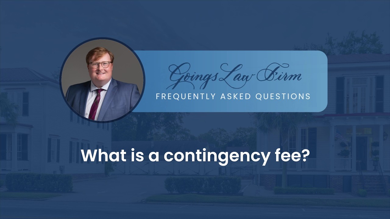 What is a contingency fee?