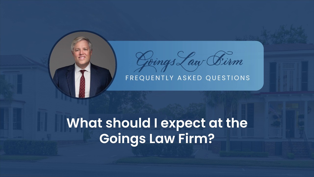 What should I expect at the Goings Law Firm?