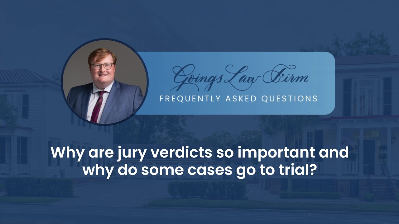 Why are jury verdicts so important and why do some cases go to trial?