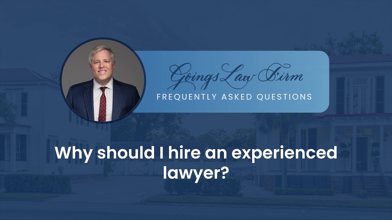 Why should I hire an experienced lawyer?